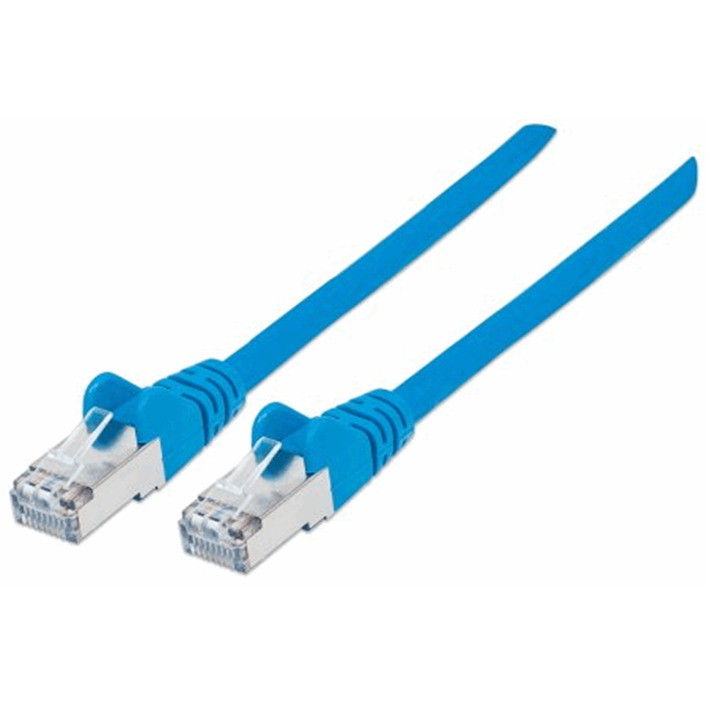 CAT6a S/FTP Network Cable Blue, 1 m