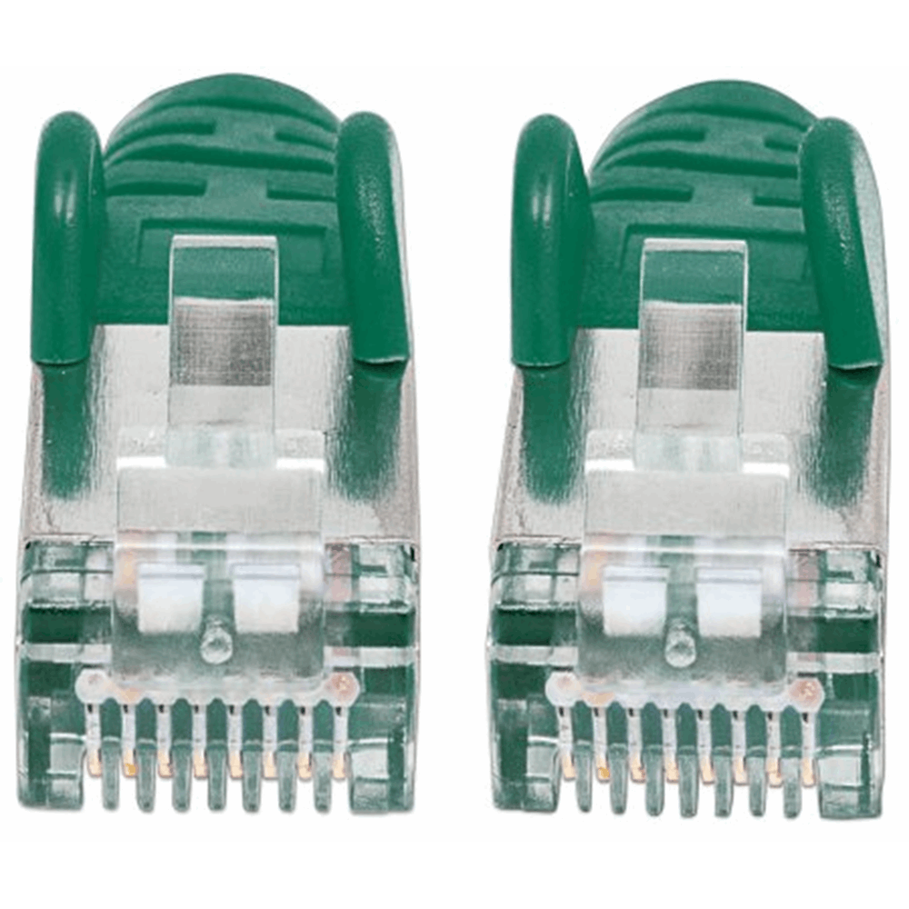 CAT6a S/FTP Network Cable Green, 1.5 m