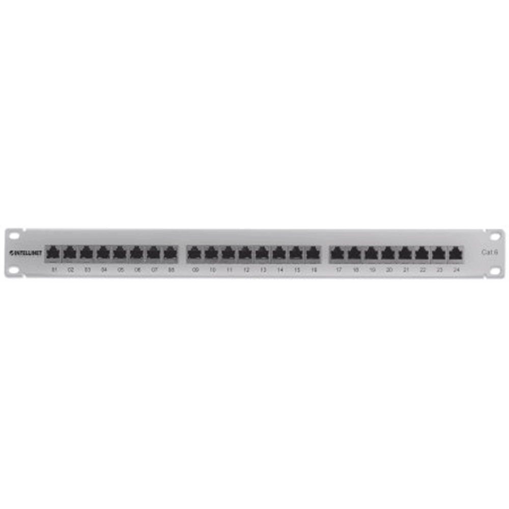 Cat6 Shielded Patch Panel Gray