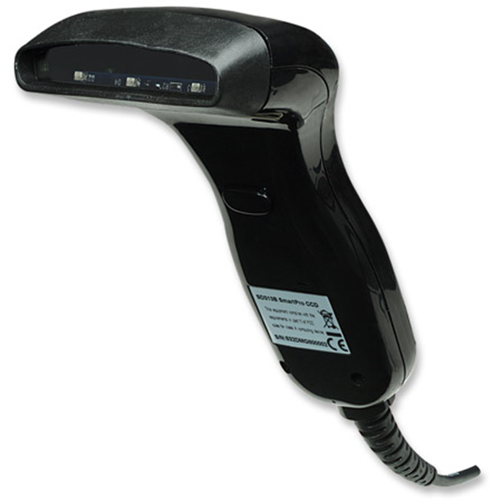 Contact CCD Barcode Scanner Black, 17.35 x 9 x 5.62 cm