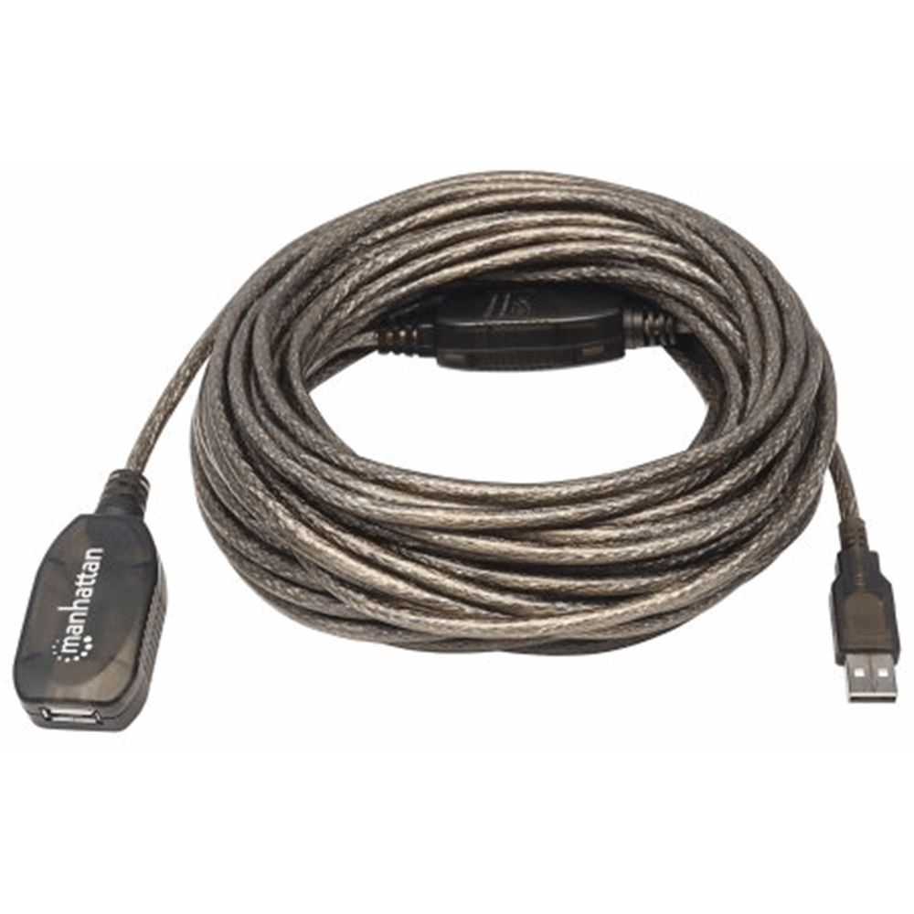 Hi-Speed USB 2.0 Active Extension Cable Black, 15 m