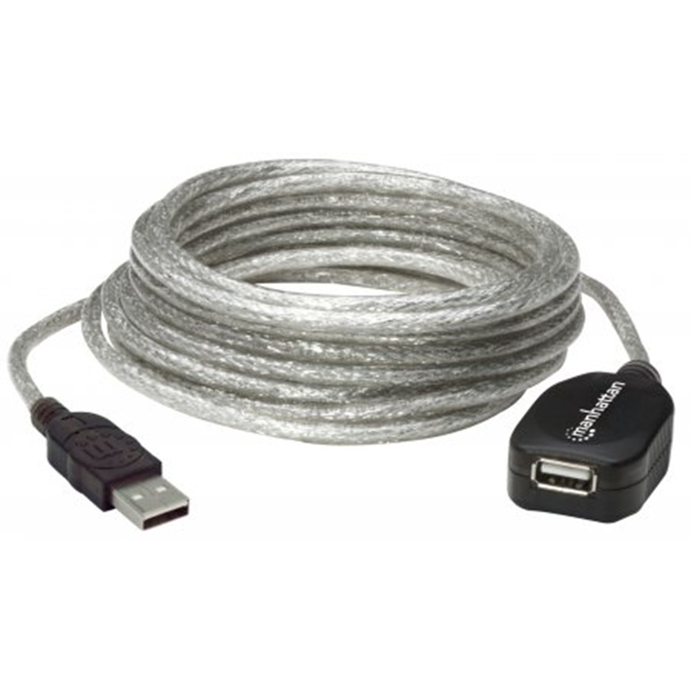 Hi-Speed USB 2.0 Active Extension Cable Silver