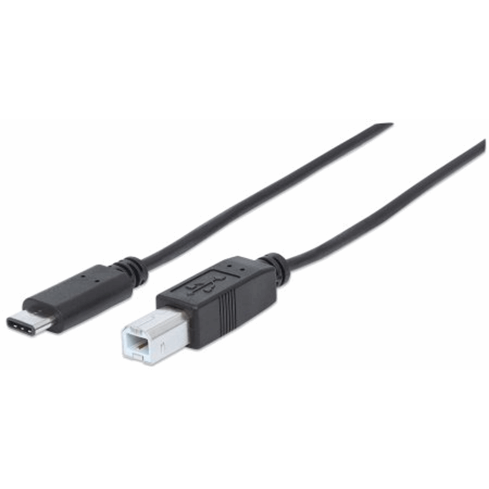 Hi-Speed USB C Device Cable Black, 2000 (L) x 13 (W) x 7 (H) [mm]
