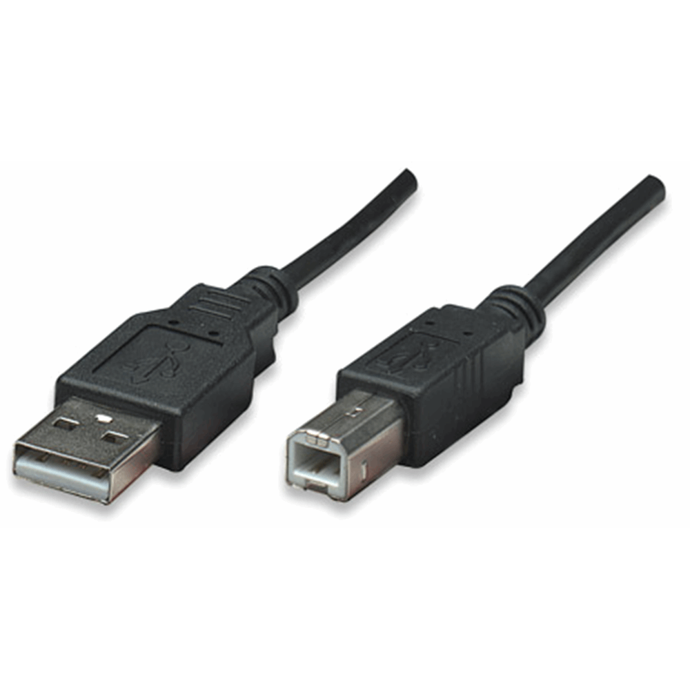 Hi-Speed USB B Device Cable Black, 0.5 m
