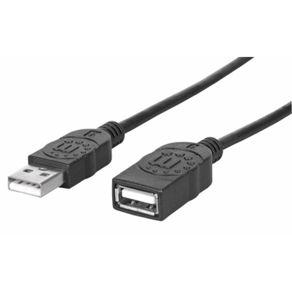 Hi-Speed USB Extension Cable Black, 1 m