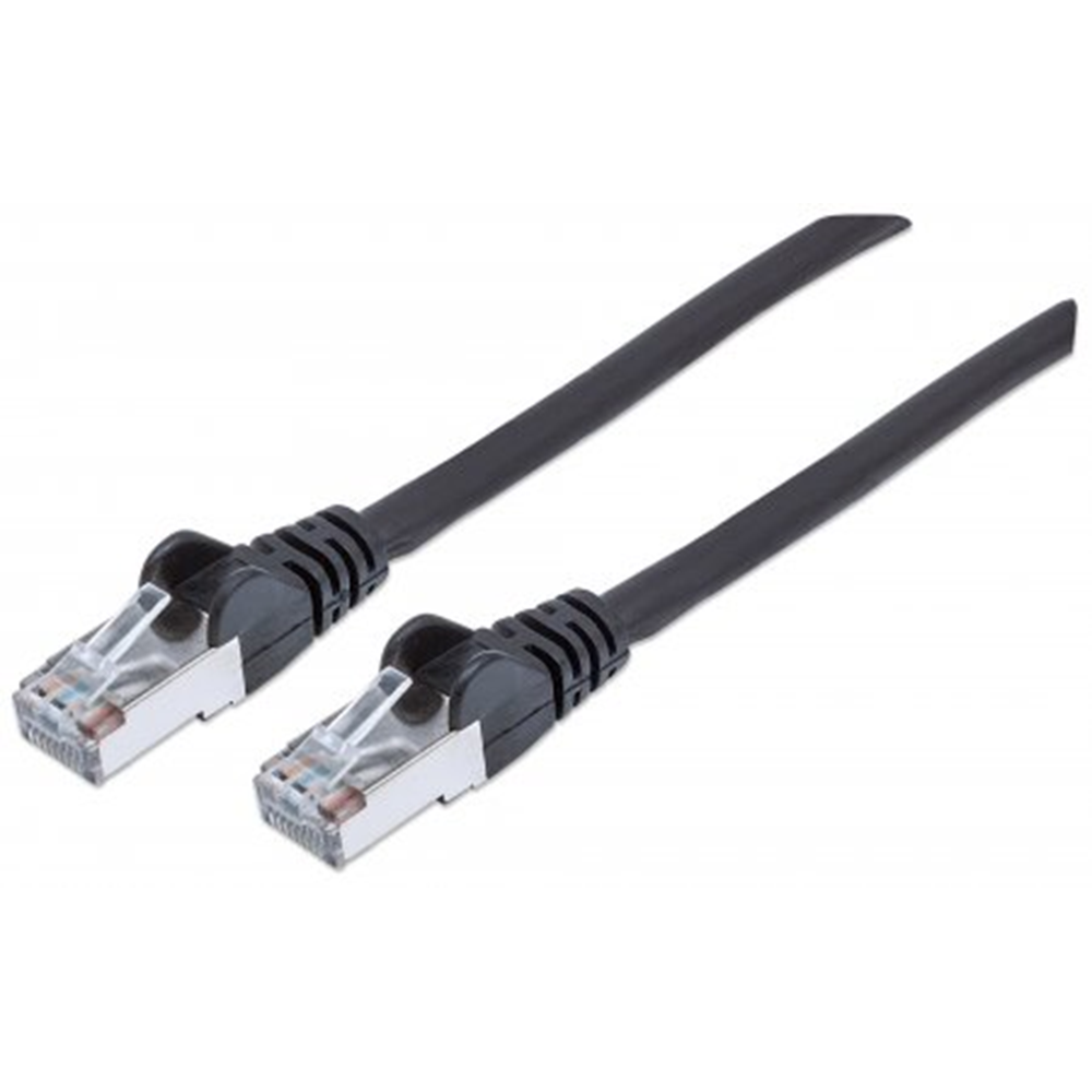 LSOH Network Cable, Cat6, SFTP Black, 0.5 m