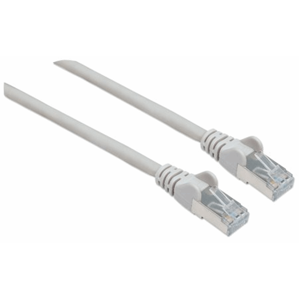 LSOH Network Cable, Cat6, SFTP, RJ45 Male / RJ45 Male, 3 m, Gray