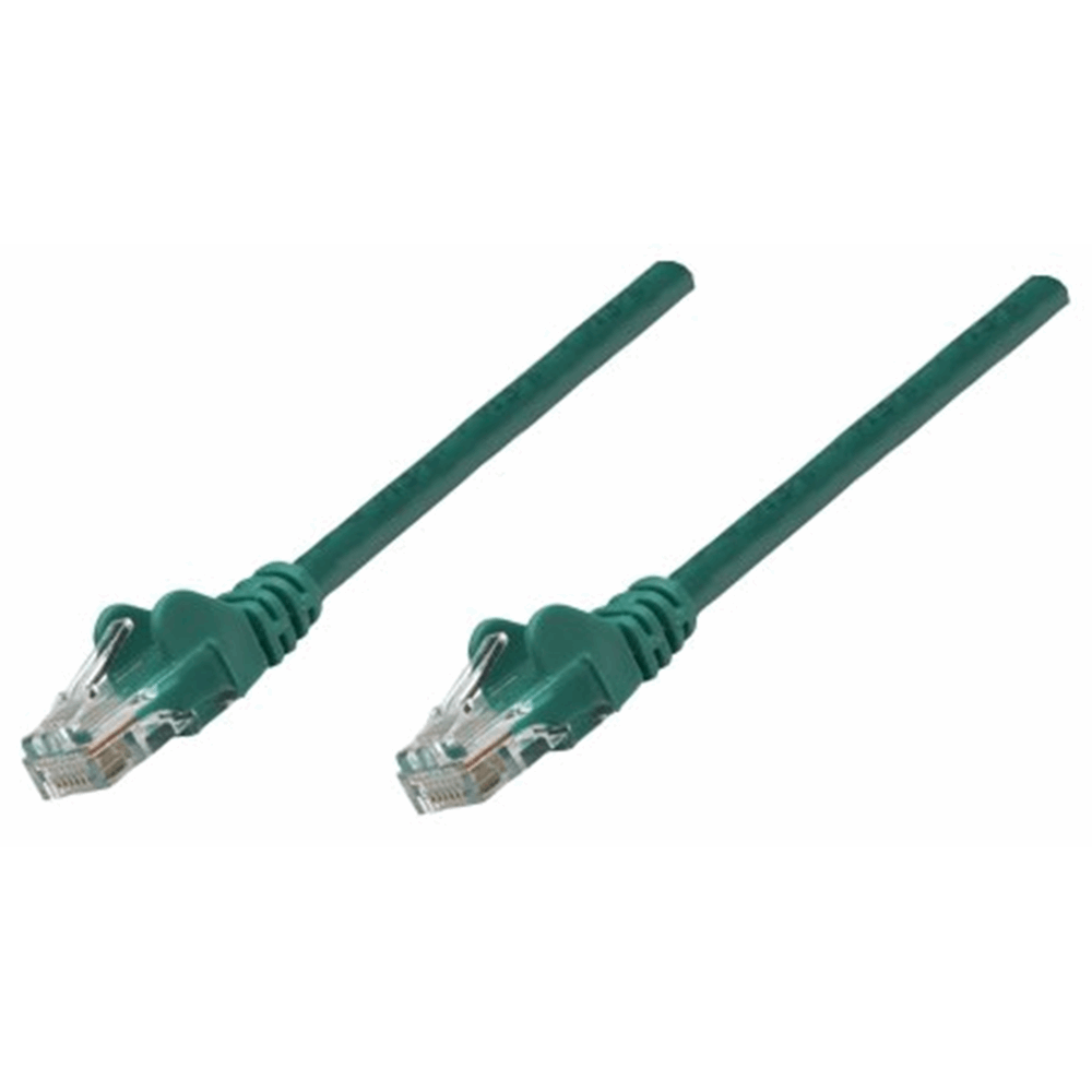 Network Cable, Cat5e, UTP Green, 0.25 m