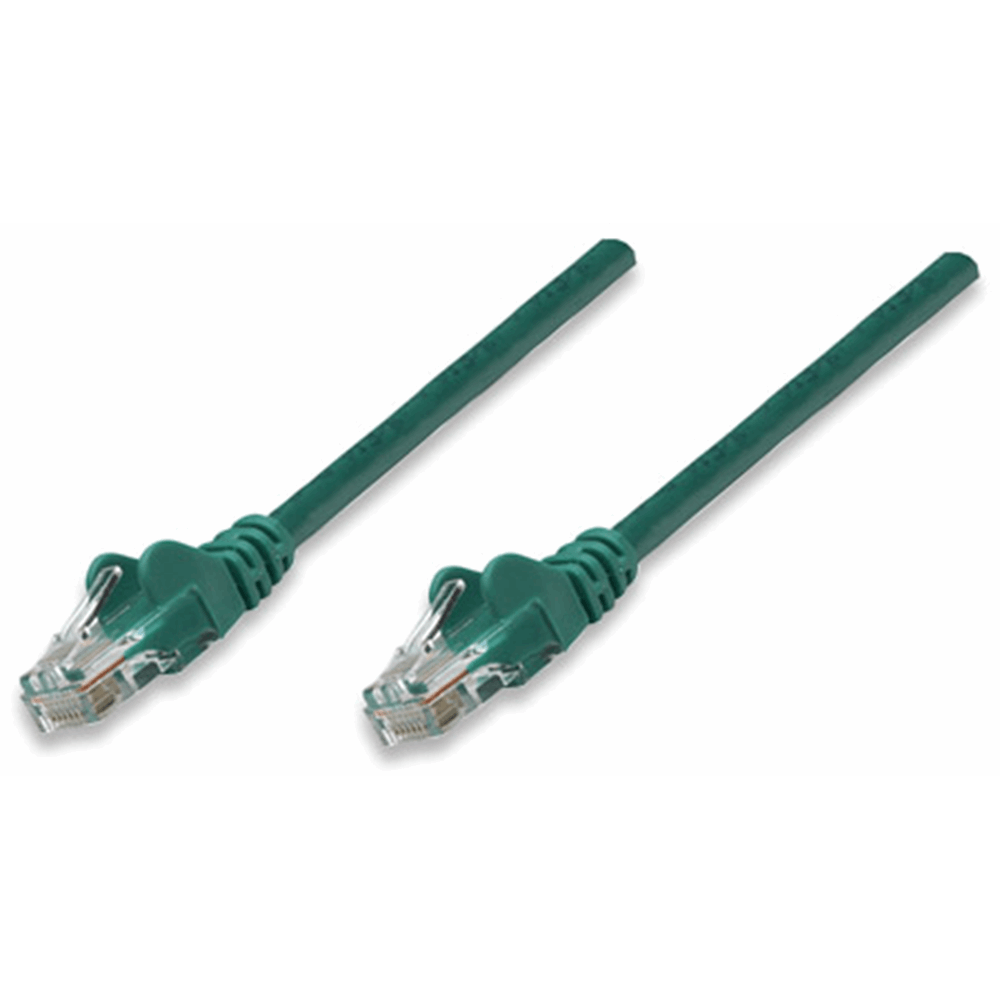 Network Cable, Cat5e, UTP Green, 1.5 m