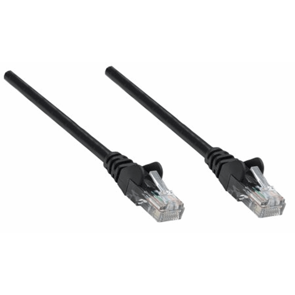 Network Cable, Cat6, UTP Black, 0.25 m