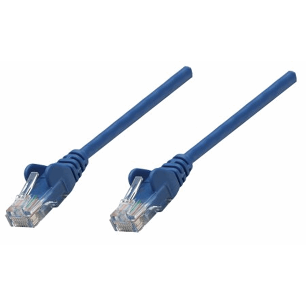 Network Cable, Cat6, UTP Blue, 0.25 m