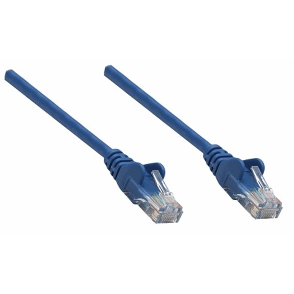 Network Cable, Cat6, UTP Blue, 0.25 m