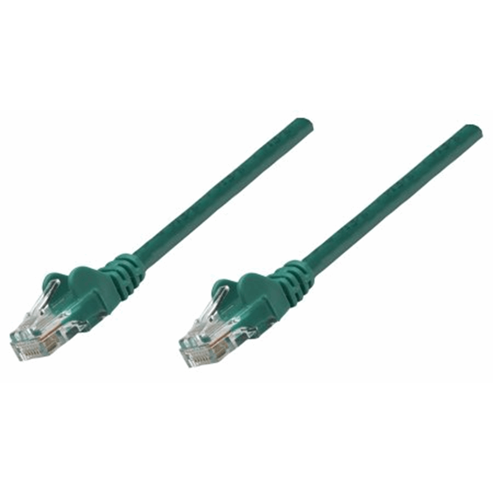 Network Cable, Cat6, UTP Green, 0.25 m