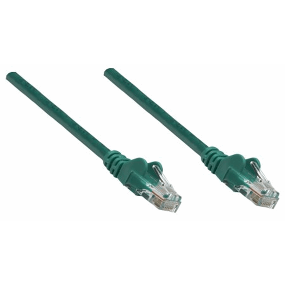 Network Cable, Cat6, UTP Green, 0.25 m