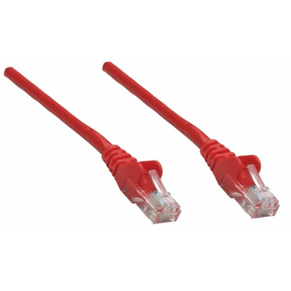 Network Cable, Cat6, UTP Red, 0.25 m
