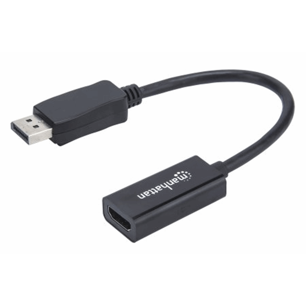 Passive DisplayPort to HDMI Adapter Black, 200 (L) x 22 (W) x 14 (H) [mm]