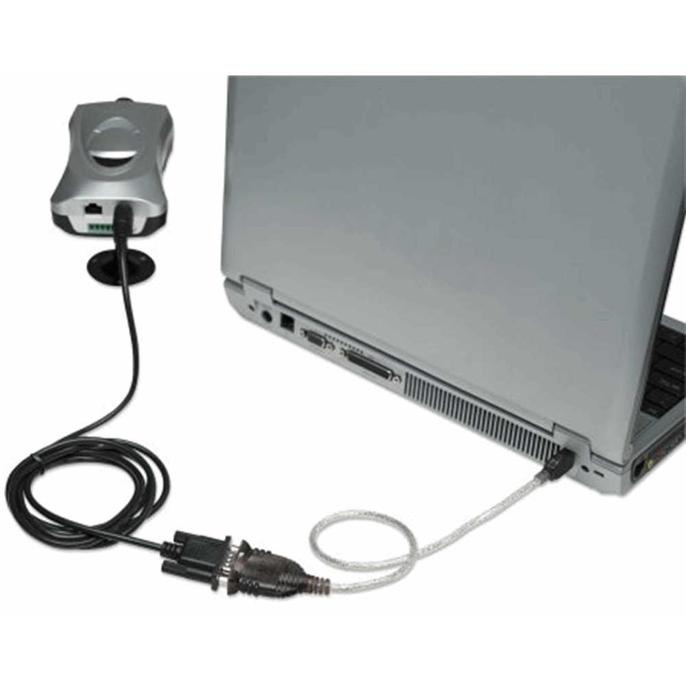 USB to Serial Converter, Connects One Serial Device to a USB Port, FTDI FT232RL Chip, 45 cm (18 in.), Polybag