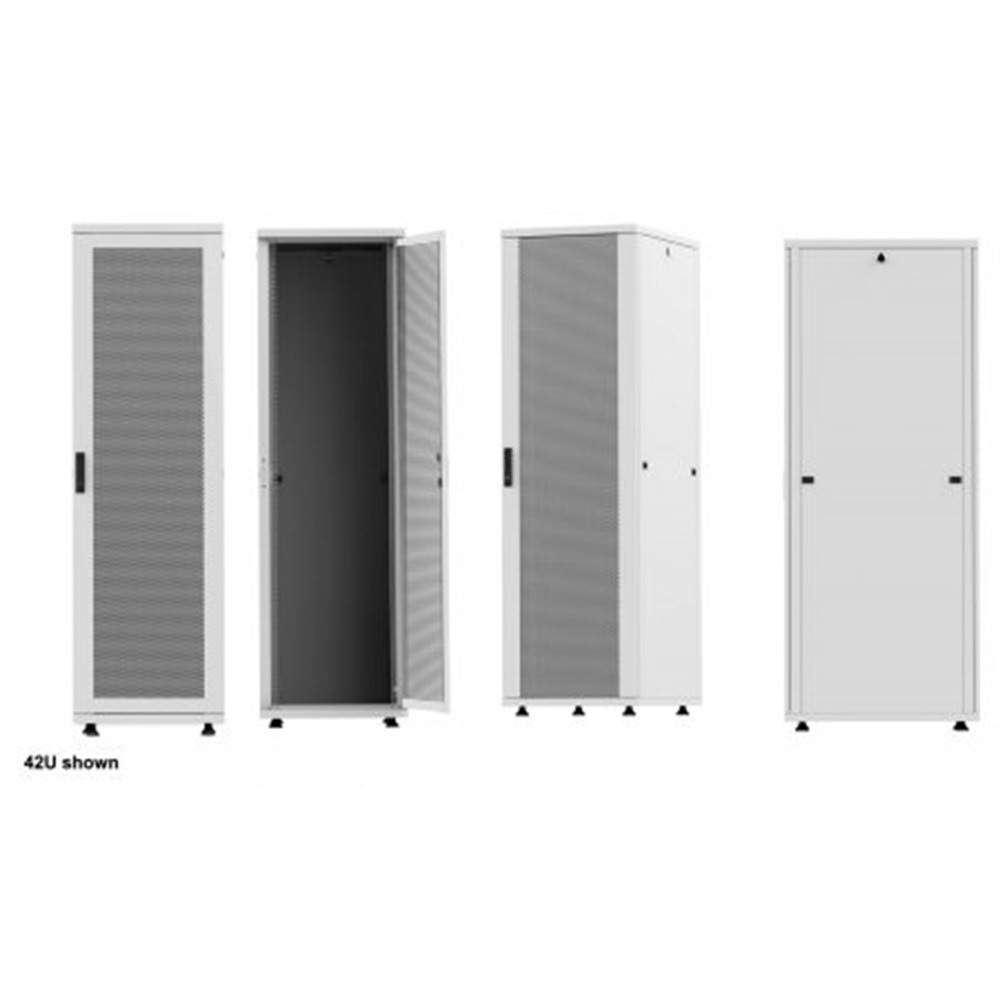 Basic 19" Server Cabinet Gray, 1000 (L) x 600 (W) x 1308 (H) [mm]