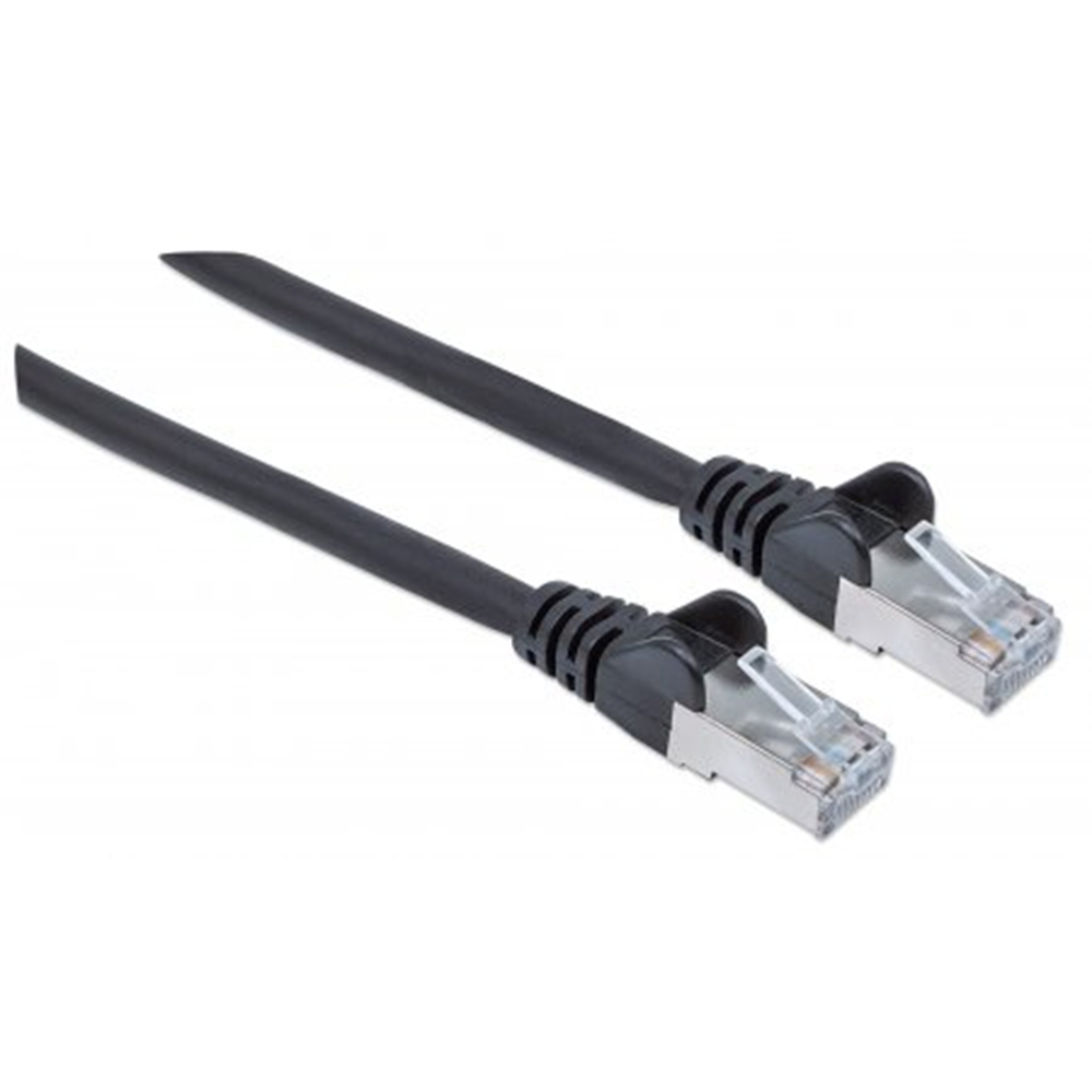 CAT6a S/FTP Network Cable Black, 1.5 m