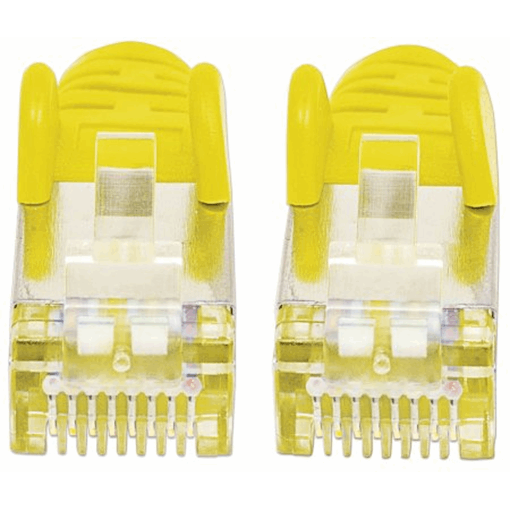 CAT6a S/FTP Network Cable Yellow, 1.5 m