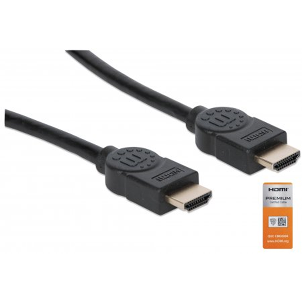 4K@60Hz Certified Premium High Speed HDMI Cable with Ethernet Black, 3000 (L) x 20 (W) x 10 (H) [mm]