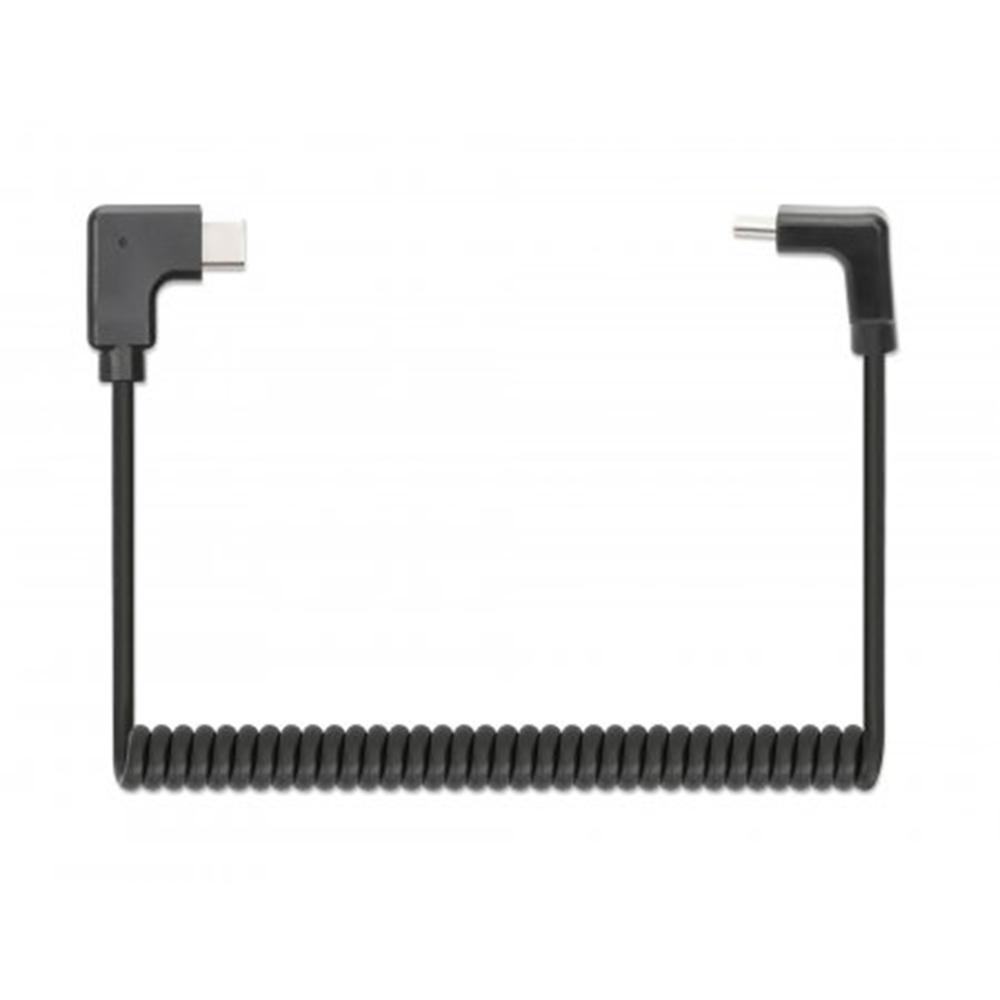 Coiled USB-C to USB-C Charging Cable