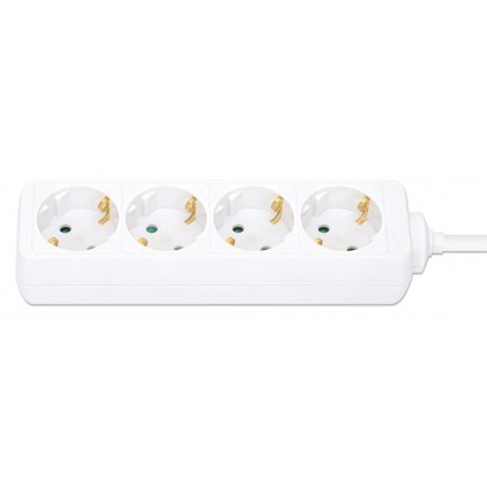 EU Power Strip with 4 Outlets