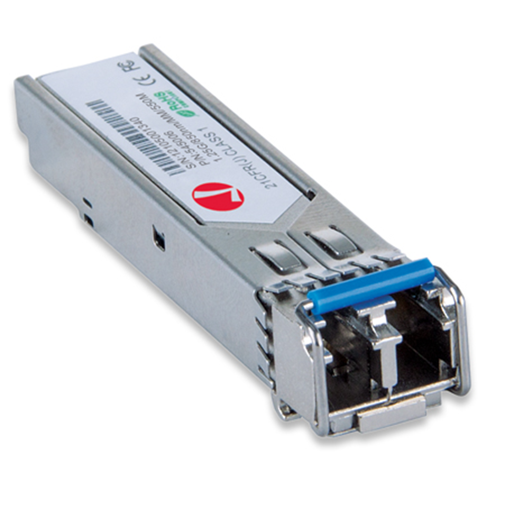 Gigabit Fiber SFP Optical Transceiver Module, 1000Base-SX (LC) Multi-Mode Port, 550 m