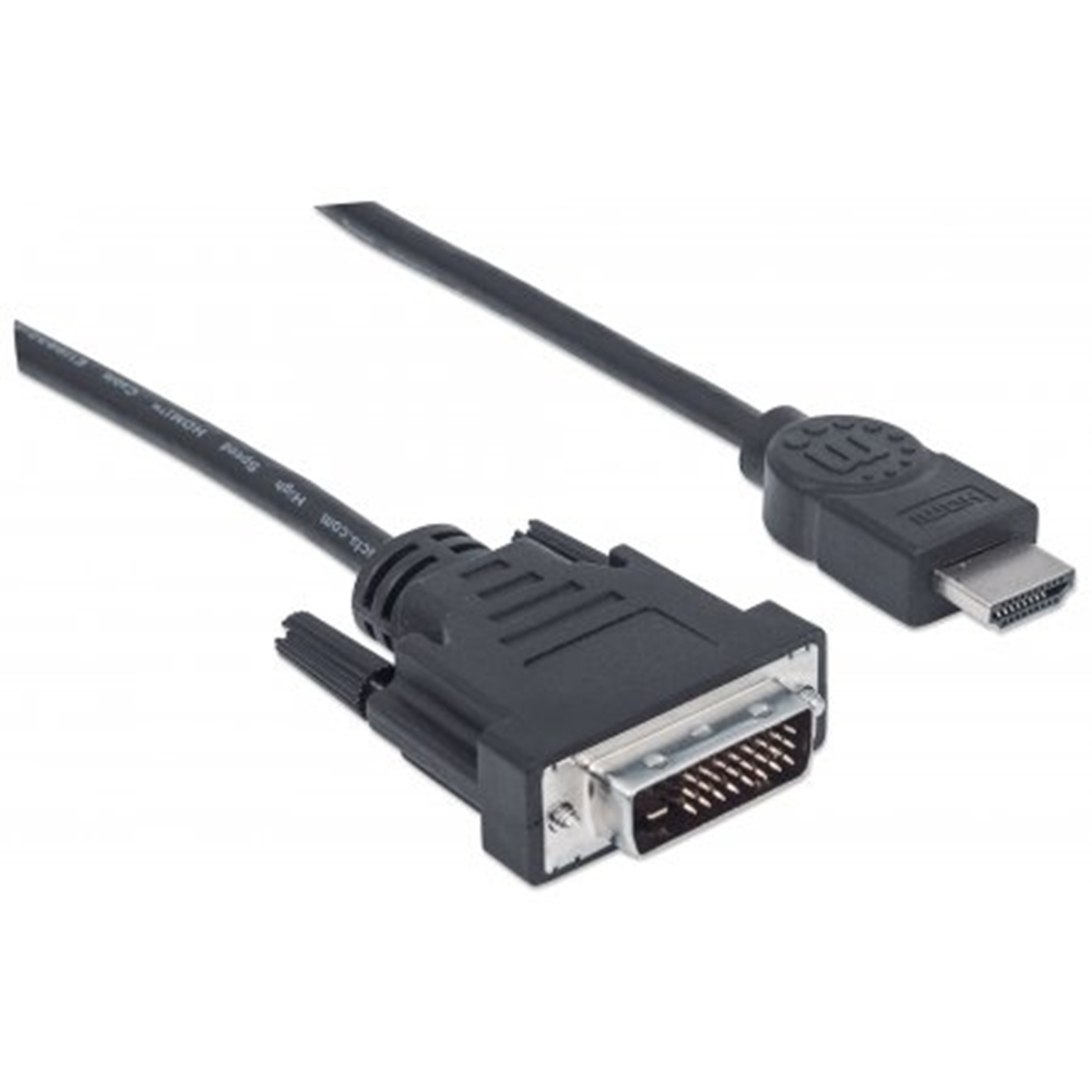 HDMI to DVI-D Cable Black, 1,8 m