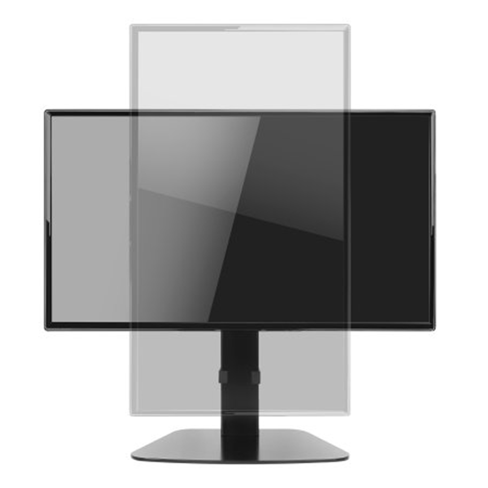 Height Adjustable Gas Spring Single Monitor Desktop Stand