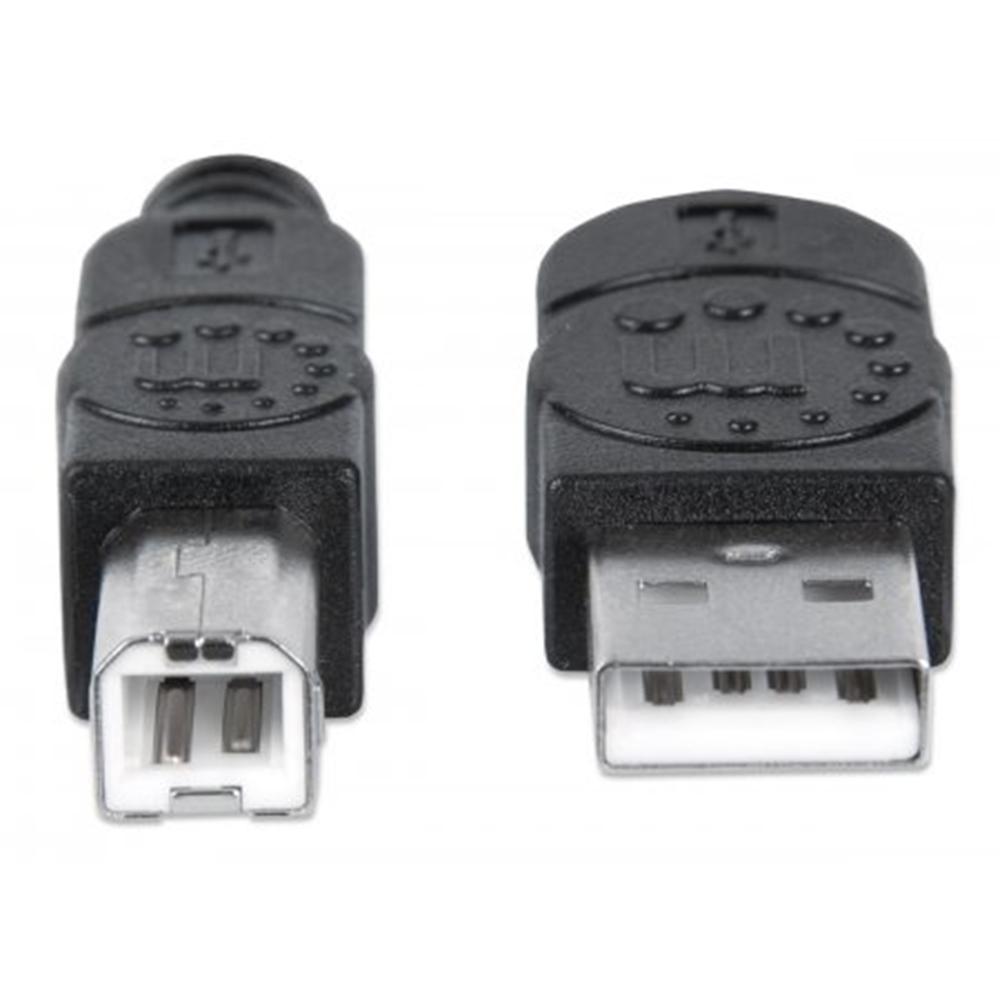 Hi-Speed USB B Device Cable Black, 1 m