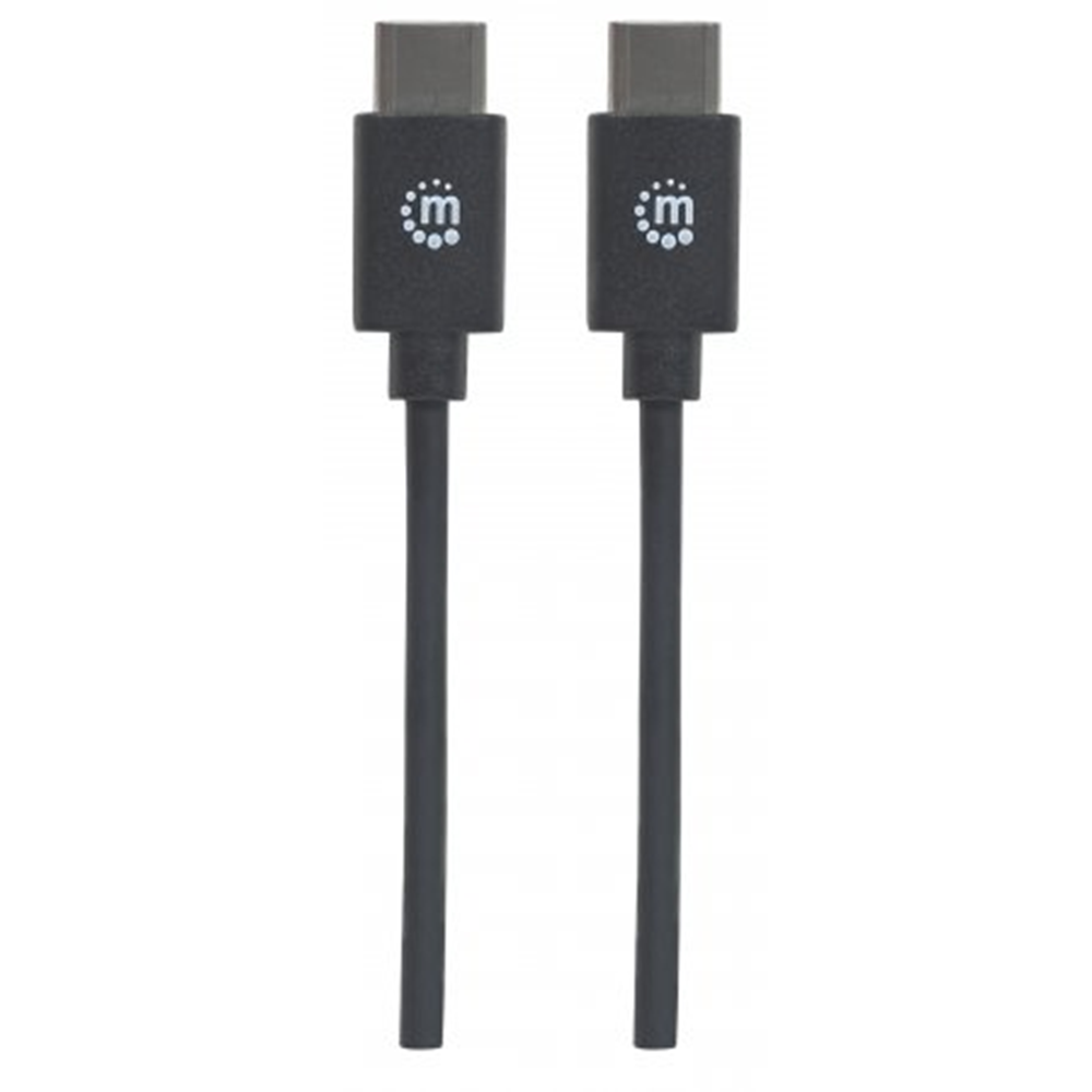 USB 2.0 Type-C Device Cable Black, 3000 (L) x 12 (W) x 6 (H) [mm]