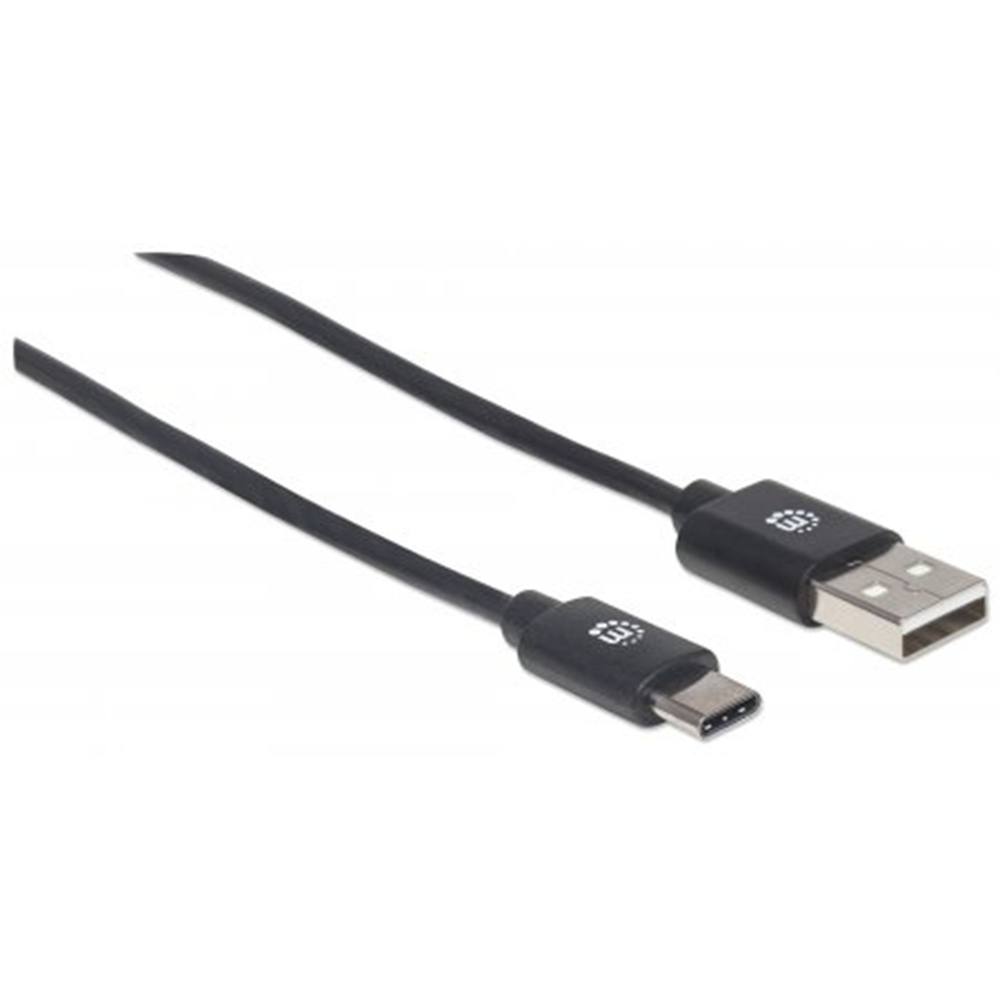 USB 2.0 Type-A to Type-C Device Cable Black, 1 m
