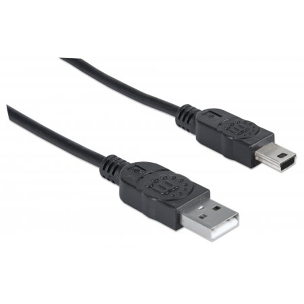 Hi-Speed USB Mini-B Device Cable Black