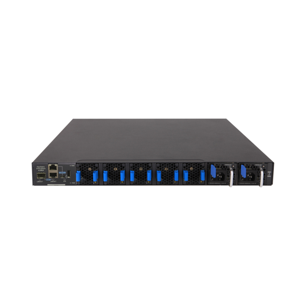 HPE FlexFabric 5710 48XGT 6QSFP+/2QSFP28 - Managed - L3 - 10G Ethernet (100/1000/10000) - Rack mounting - 1U (JL586A)