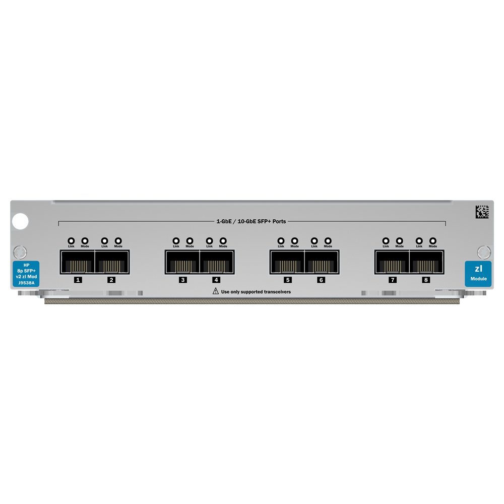 HPE P 8-port 10-GbE SFP+ v2 zl Module - Network Accessory - Ethernet (J9538A)