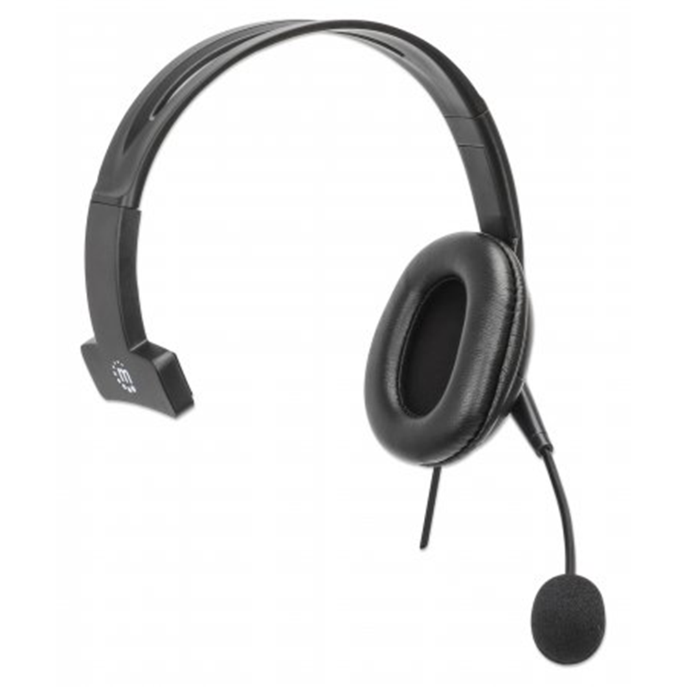 Mono USB Headset with Reversible Microphone