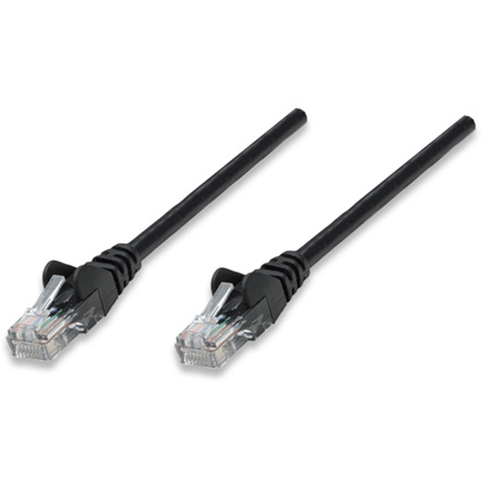 Network Cable, Cat5e, UTP Black, 1,0 m