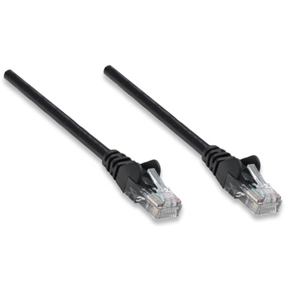 Network Cable, Cat5e, UTP Black, 1,0 m