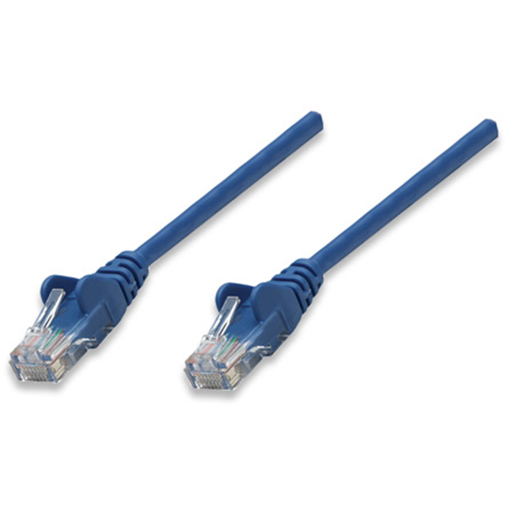 Network Cable, Cat5e, UTP Blue, 1,0 m