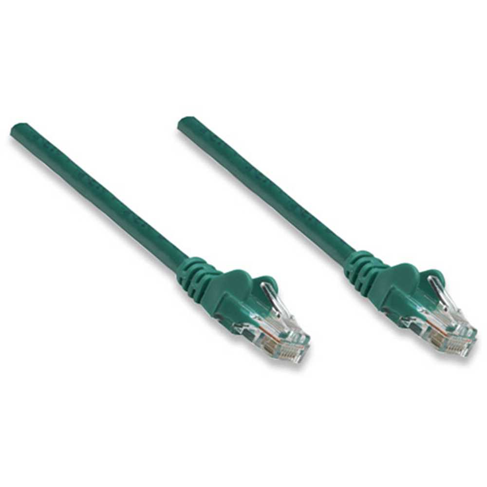 Network Cable, Cat5e, UTP Green, 15.0 m