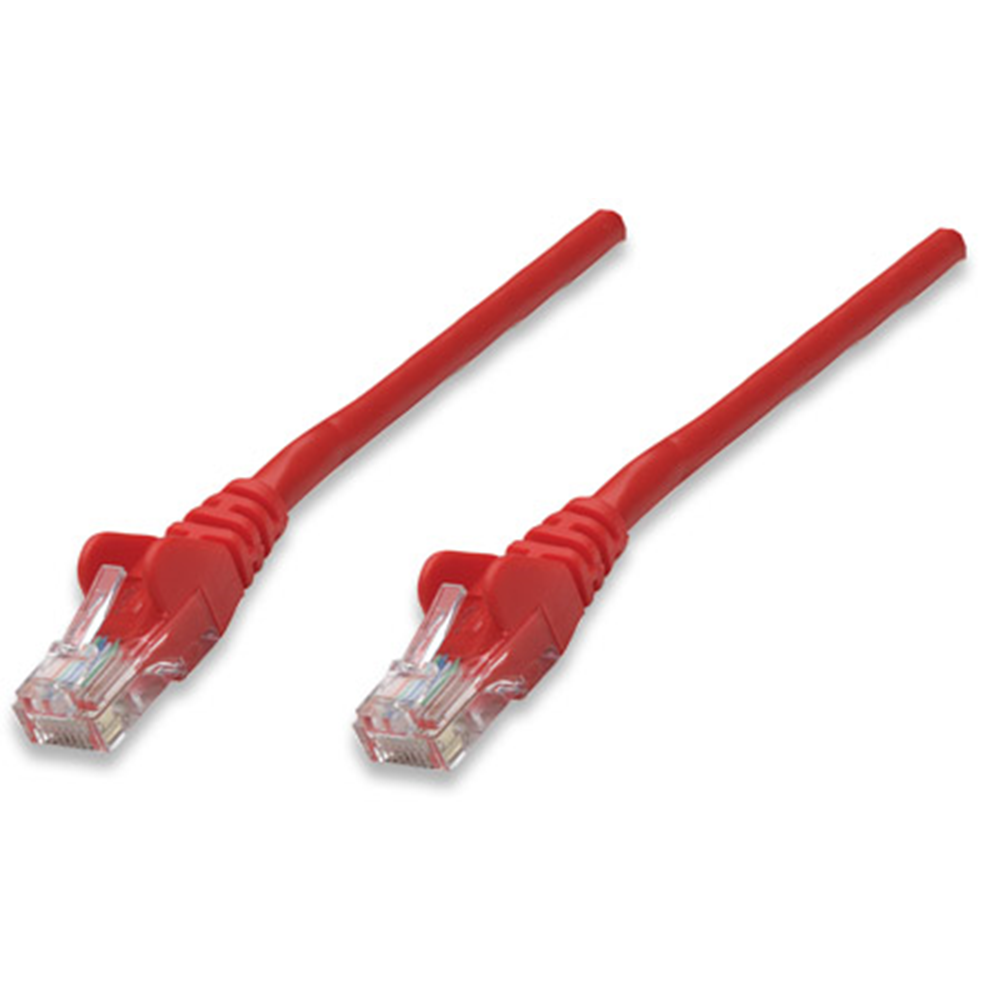 Network Cable, Cat5e, UTP Red, 10.0 m