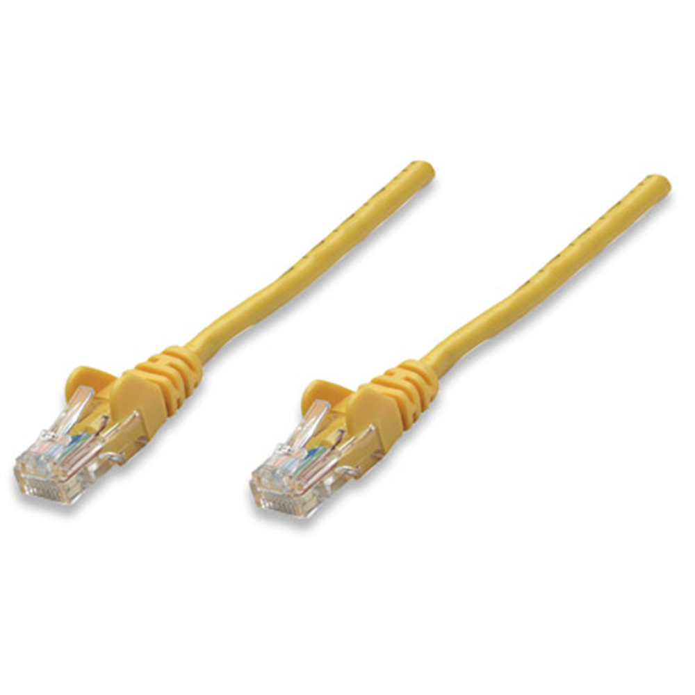 Network Cable, Cat5e, UTP Yellow, 2.0 m