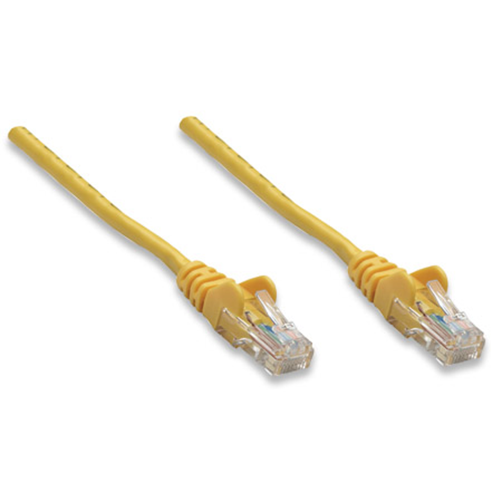 Network Cable, Cat5e, UTP Yellow, 7,5 m