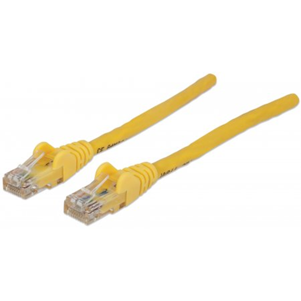 Network Cable, Cat6, UTP Yellow, 0.5 m
