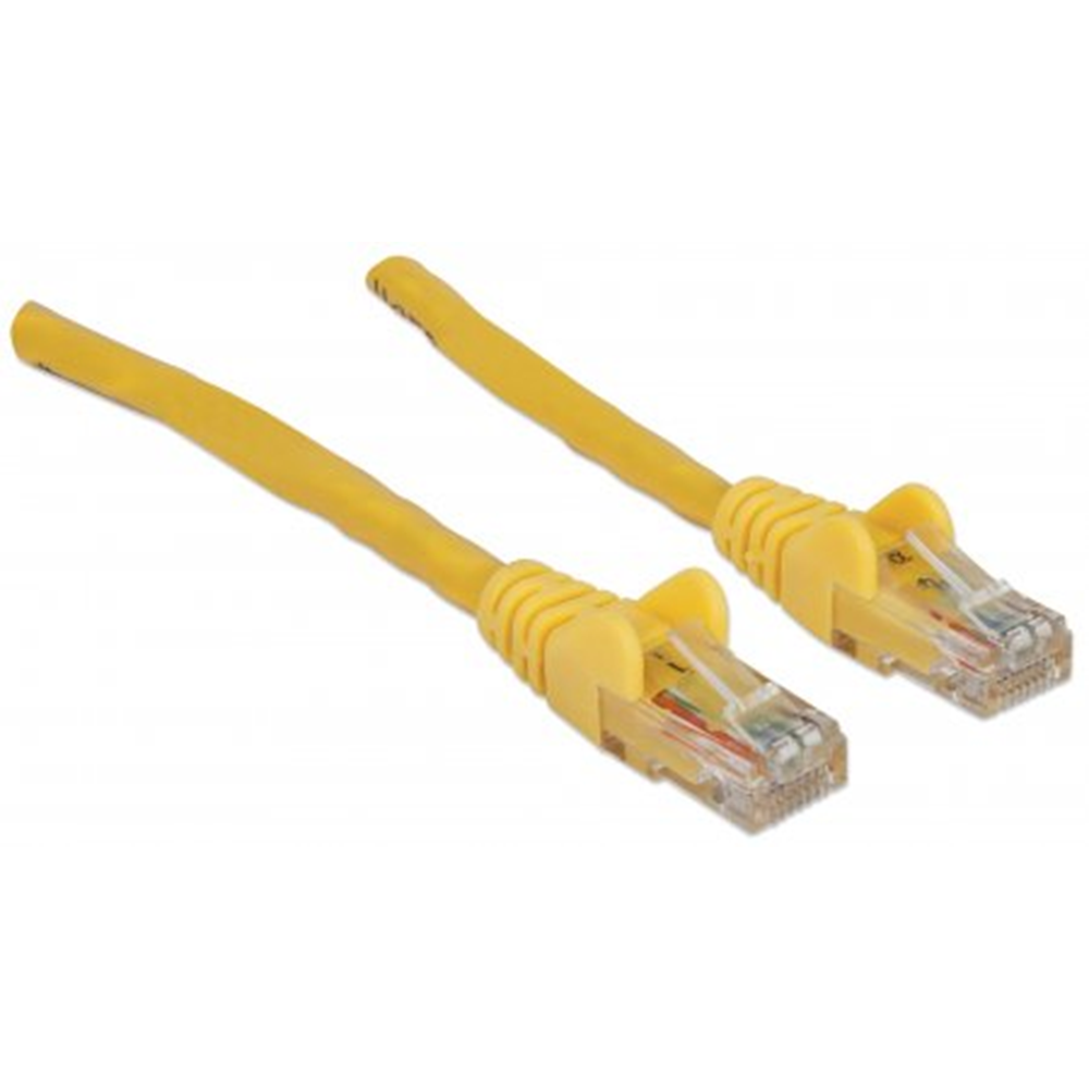 Network Cable, Cat6, UTP Yellow, 0.5 m