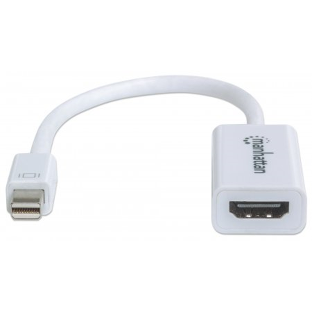 Passive Mini DisplayPort to HDMI Adapter White