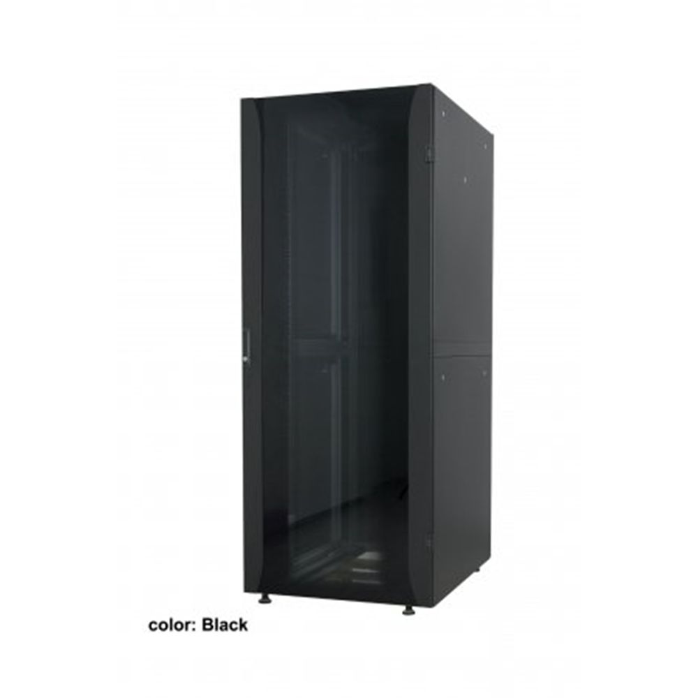 Premium 19" Network Cabinet, 42U, Flatpack, Gray