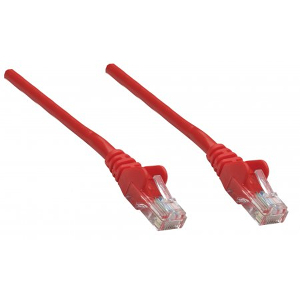 Premium Network Cable, Cat6, UTP Red, 0.25 m