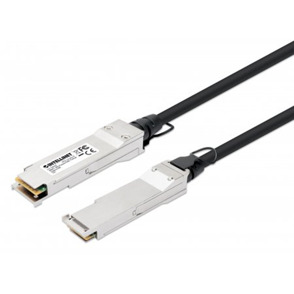 QSFP+ 40G Passive DAC Twinax Cable Black, 0.5 (L) x 0.018 (W) x 0.012 (H) [m]